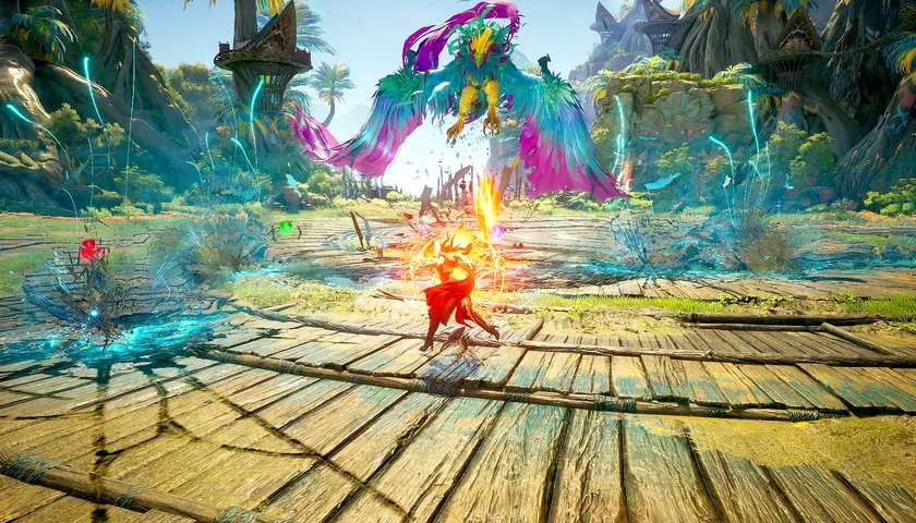Tahta arenanın üzerinde Divine Auldor