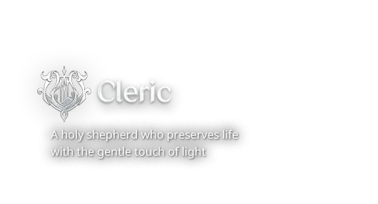 Cleric emblem and nameplate from the official AION 2 global website