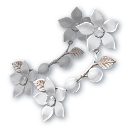 White Petal Sigh (Skin: Earrings)