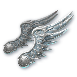 Silver Wings (Skin: Earrings) (Bound)