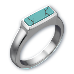 Fallen Ancient God Sapphire Ring