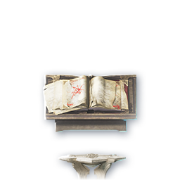 Statue: Torn Forbidden Bookcase (Bound)