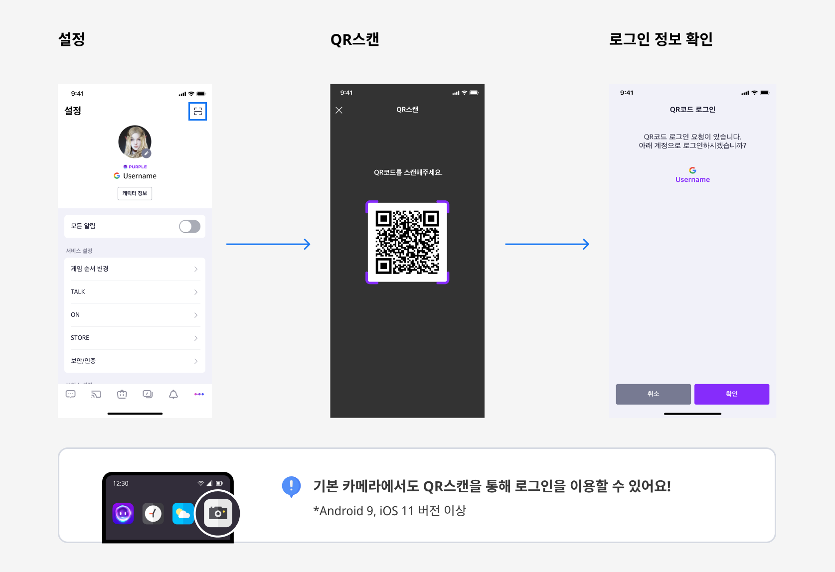 QR코드 로그인 서비스 오픈 안내 : PLAYNC-NCSOFT