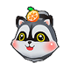 덜녀 오렌지 라쿤 콩콩이