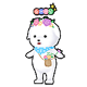 꽃장식 머리 페페 꼬녀