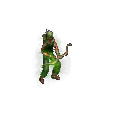 오염된 인간 궁수